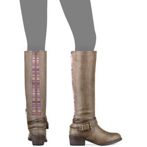 green PINK AND PEPPER SHOES, ROBBIN ZIPPER BOOT